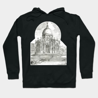 Basilica of Our Lady of Health Venice Italy Baldassare Loonghena Hoodie